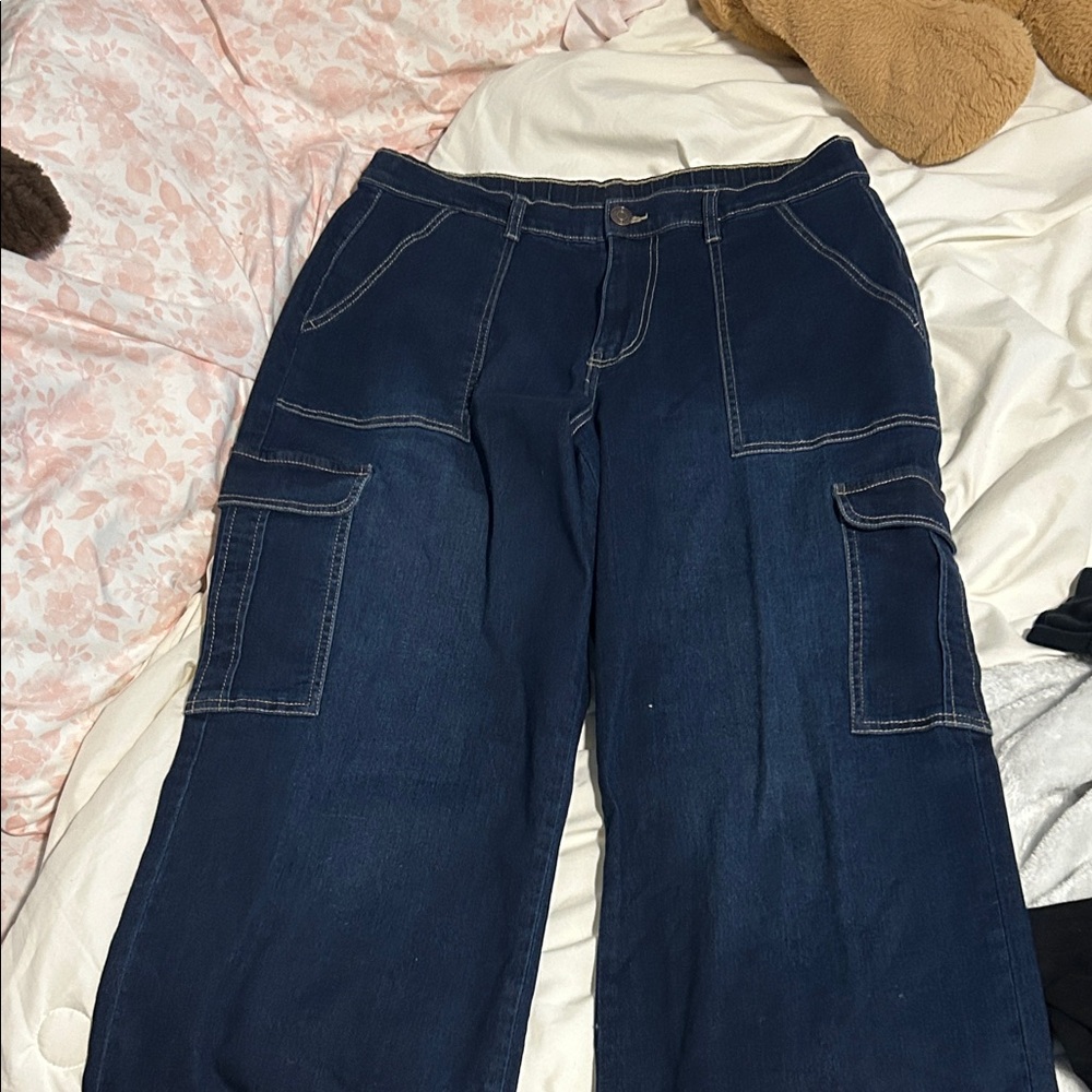YMI Women’s Dark Blue Relaxed Jeans
